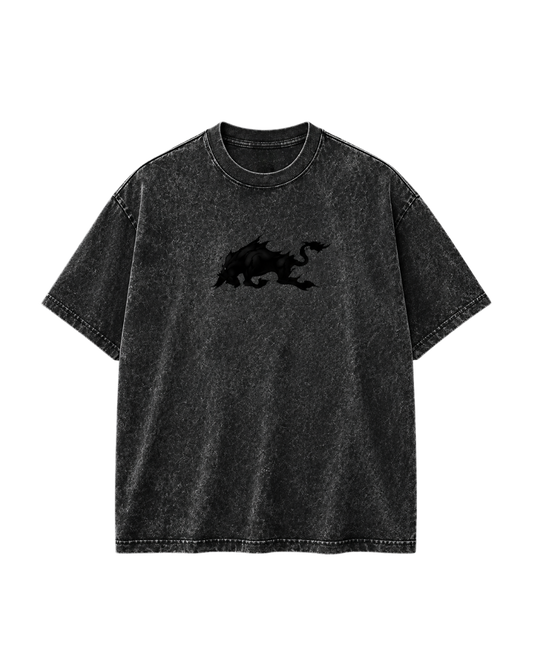 Lone Warrior anime tee back print — Musashi Vagabond streetwear by Yoraku