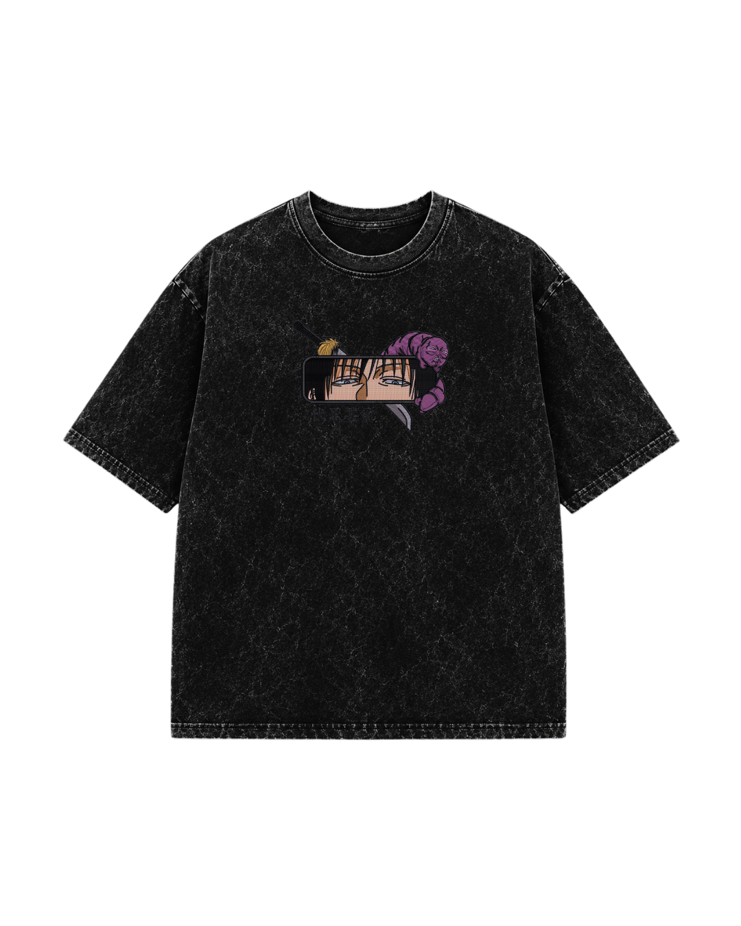 YORAKU - EMBROIDERED FUTURE GAZE TEE (MIRAI · 未来)