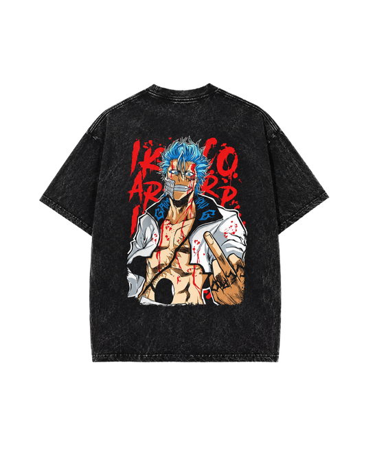 GRIMMJOW – KING OF HUECO MUNDO ACID WASH TEE